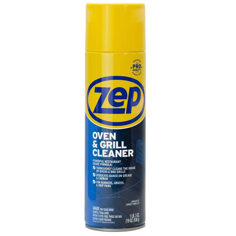 Emery Jensen oven and grill cleaner spray in a 19oz bottle, designed for effective cleaning of ovens and grills.