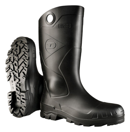 BOOT WTRPRF 16" BLK SZ8