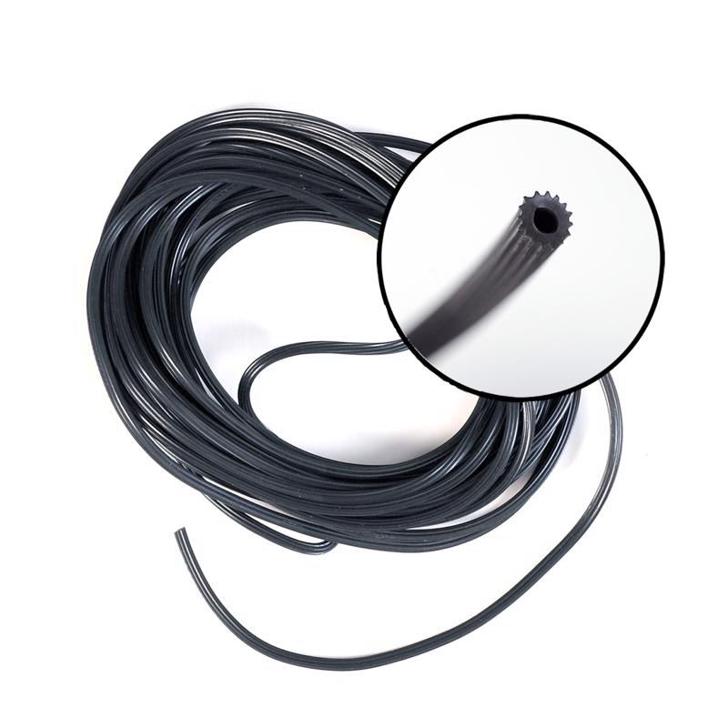 Black screen spline, 0.140 inch, packaged retail by Emery Jensen, shown in a retail packaging image.