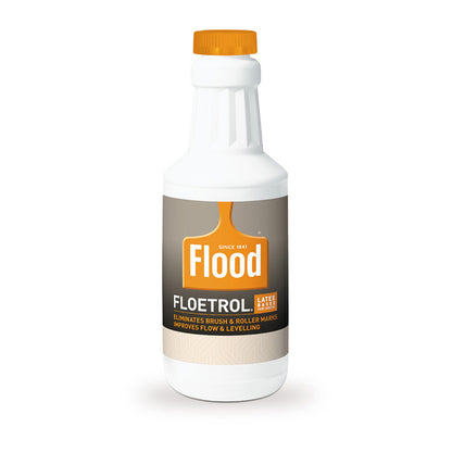 Emery Jensen Floetrol additive quart for paint conditioning and hardening, shown in a clear container with label.