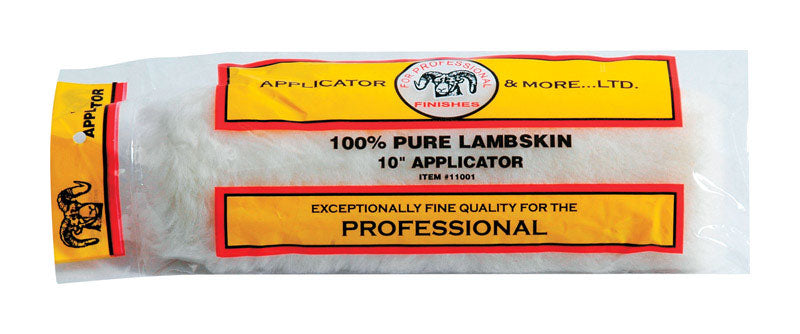 Emery Jensen 10-inch lambskin paint applicator pad for smooth painting and finishing in paint pad accessories.