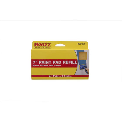 Emery Jensen 7-inch synthetic paint pad accessory for smooth wall and ceiling painting projects.
