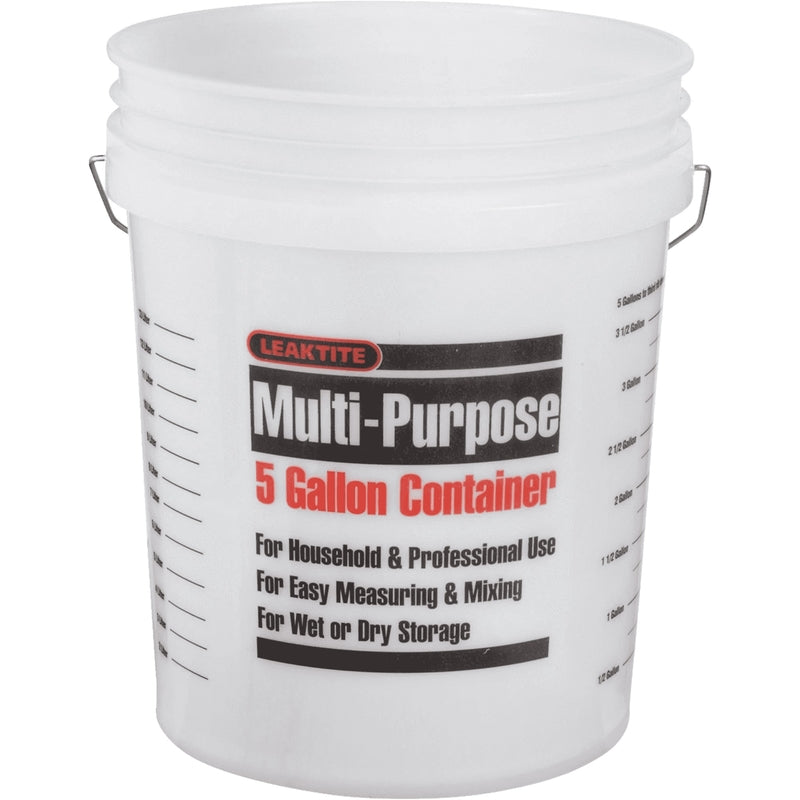 Multi-purp PAIL 5GAL CLR - Pack of 10