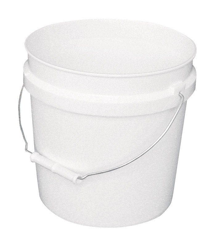 PLASTIC PAIL 2 GAL WHT - Pack of 10