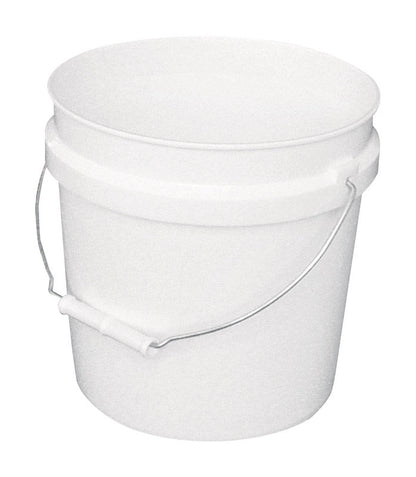 PLASTIC PAIL 2 GAL WHT - Pack of 10