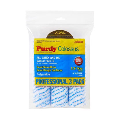 PNT RLR CVR 9" PLYMD 3PK