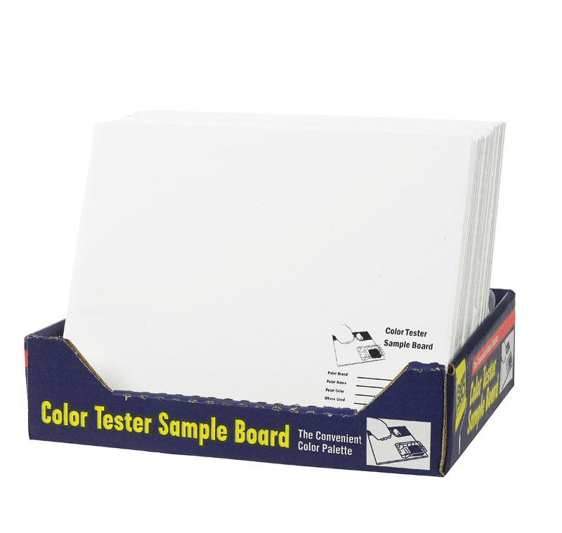 COLOR TEST SAMPLE BOARD - Pack of 24