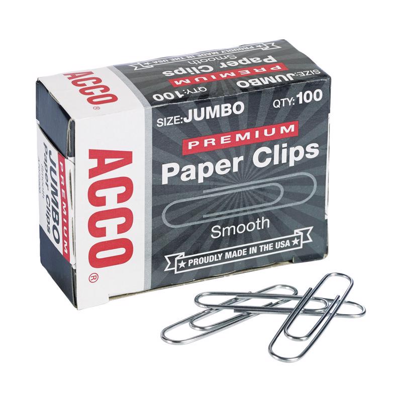 JUMBO PAPER CLIPS 100CT - Pack of 10