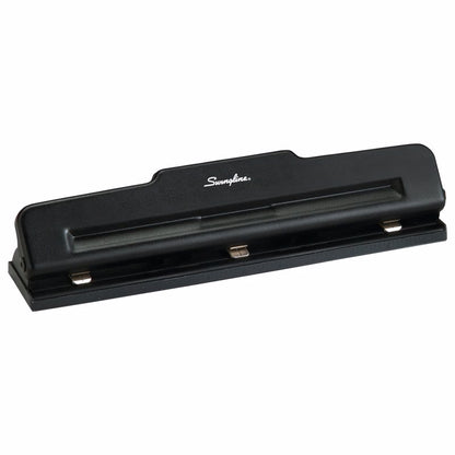 Black Emery Jensen PAPR PNCH 3 HL paper punch with 10-sheet capacity, designed for precise paper trimming and punching.