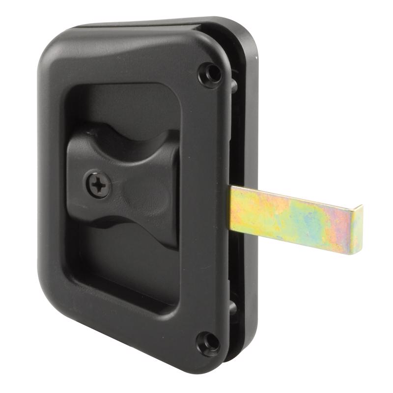 Emery Jensen SLIDG SCR DR latch and pull handle for door hardware, part of parts and accessories collection.
