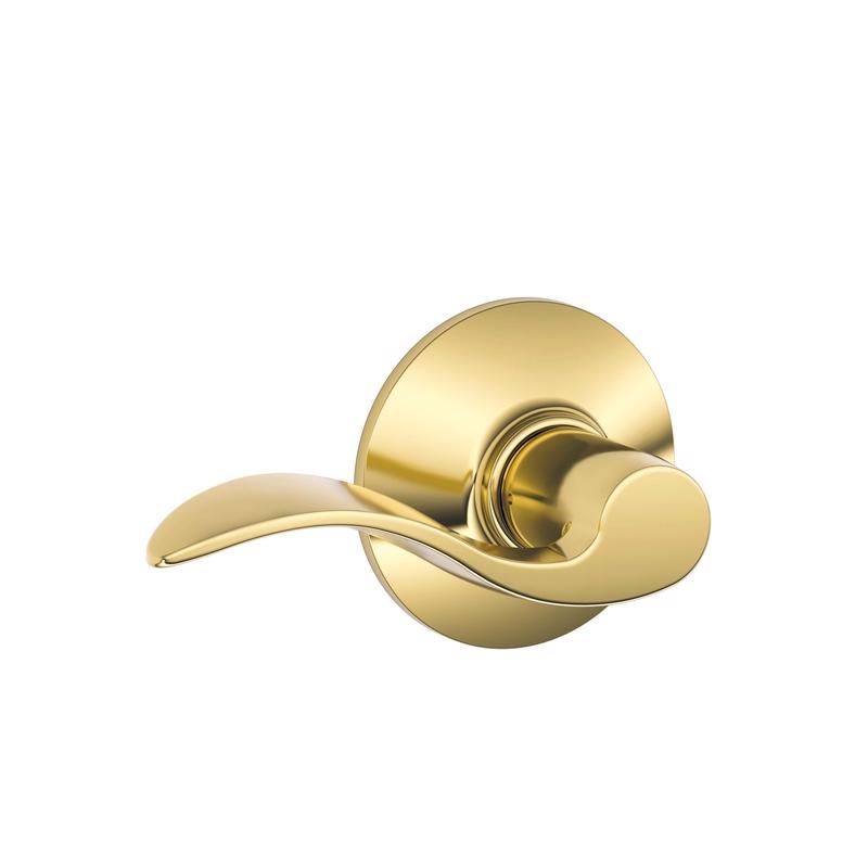 Emery Jensen Passage Accent Pass Lock with polished bronze finish, featuring sleek design and durable hardware.
