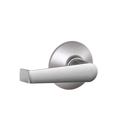 Emery Jensen COMM Pass Lever Elan SC door handle in a sleek passage style, featuring a modern design and metallic finish.