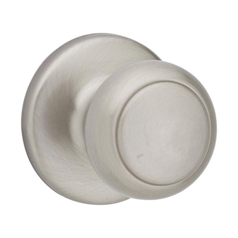 Emery Jensen passage knob cove SN in a close-up view, showcasing the sleek, modern design of the door hardware.