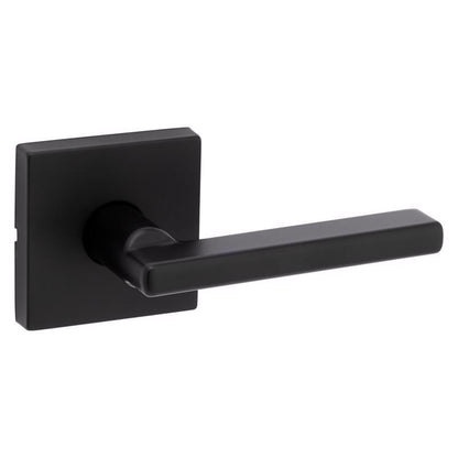 Emery Jensen Passage Lever in zinc square design, ideal for interior doors, with a sleek and modern appearance.
