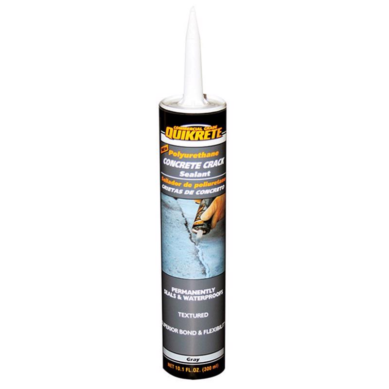 Emery Jensen concrete crack seal poly patch repair product in a container, used for sealing and repairing cracks in concrete surfaces.