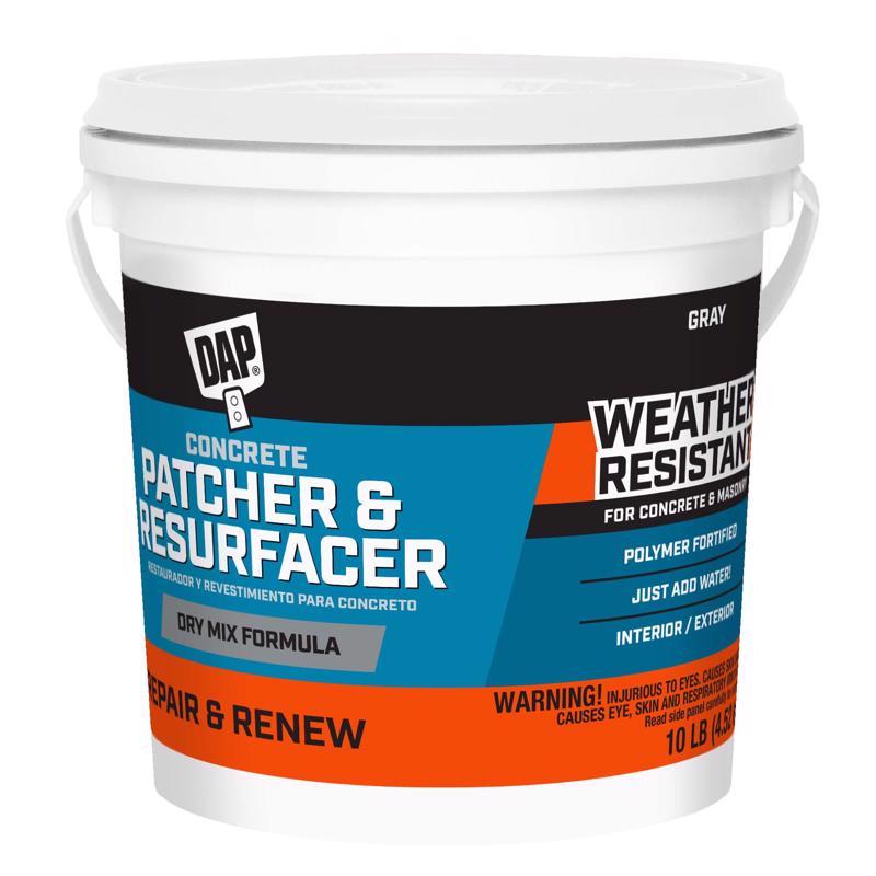 Four 10lb pails of Emery Jensen concrete patch for repair and surface leveling in a pack of four.