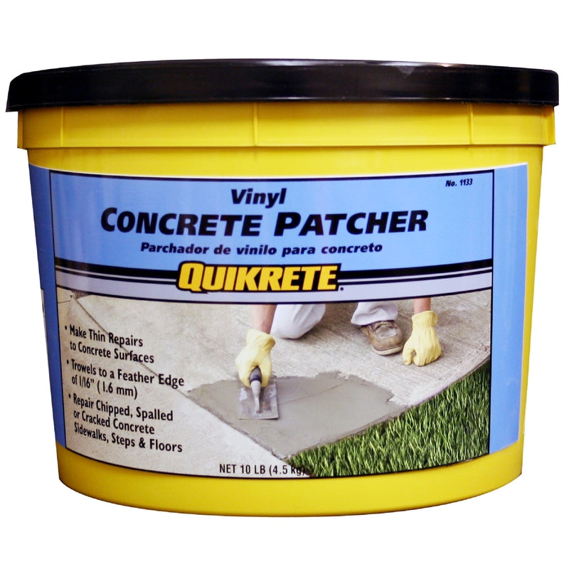 Emery Jensen concrete patch vinyl 10# container showing grey patch repair product for concrete surface repairs.