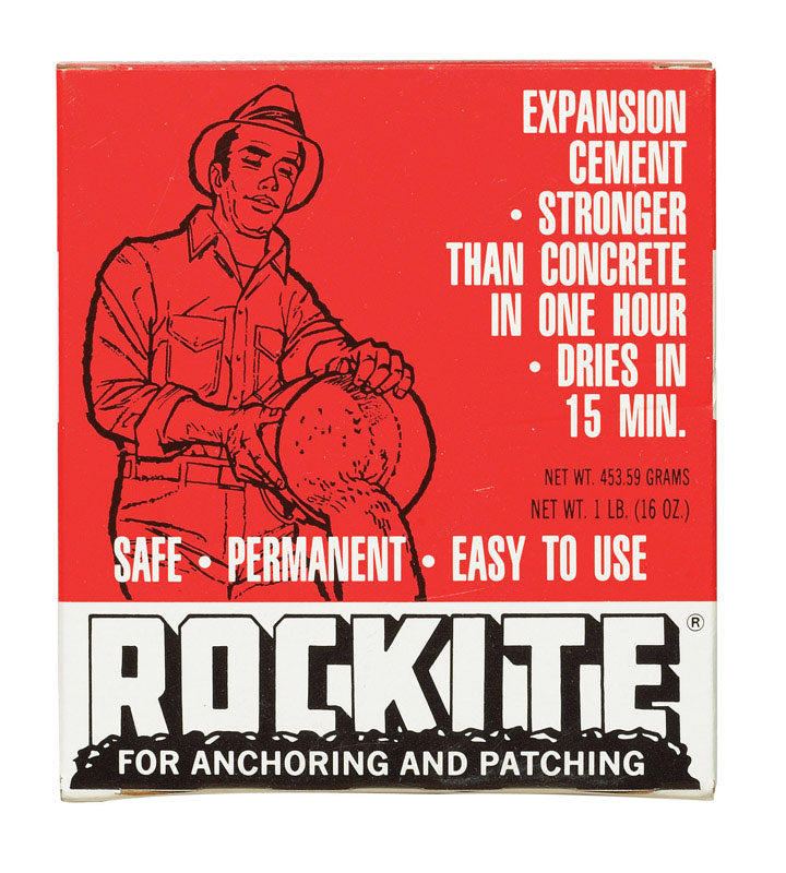 Emery Jensen Rockite Cement 1# patch and repair product, pack of 12, for masonry and surface repairs