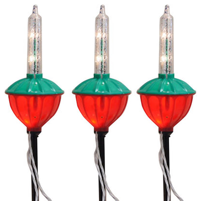 Emery Jensen pathway markers with decorative bubble lights, outdoor lighting for pathways, durable and weather-resistant.