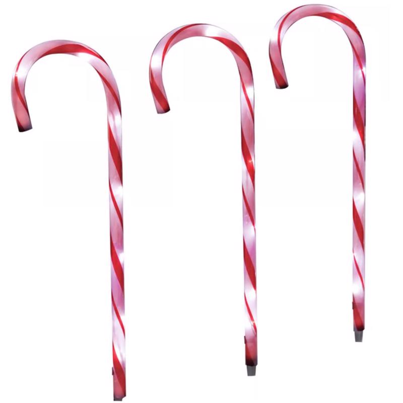 Emery Jensen pathway markers in candy color, 27-inch length, durable plastic for outdoor safety and traffic guidance.