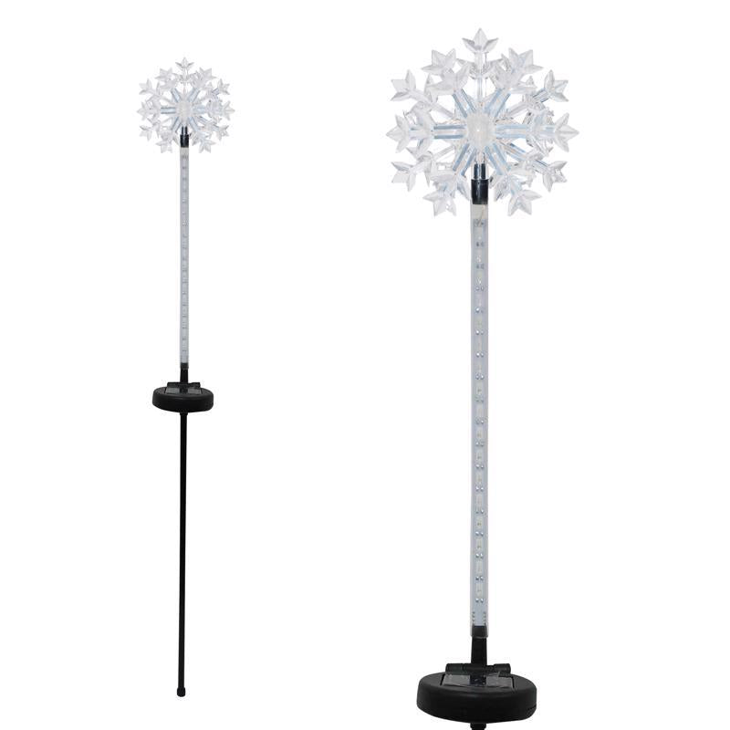 SOLAR SNOWFLAKE STAKE - Pack of 12