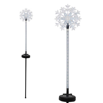 SOLAR SNOWFLAKE STAKE - Pack of 12