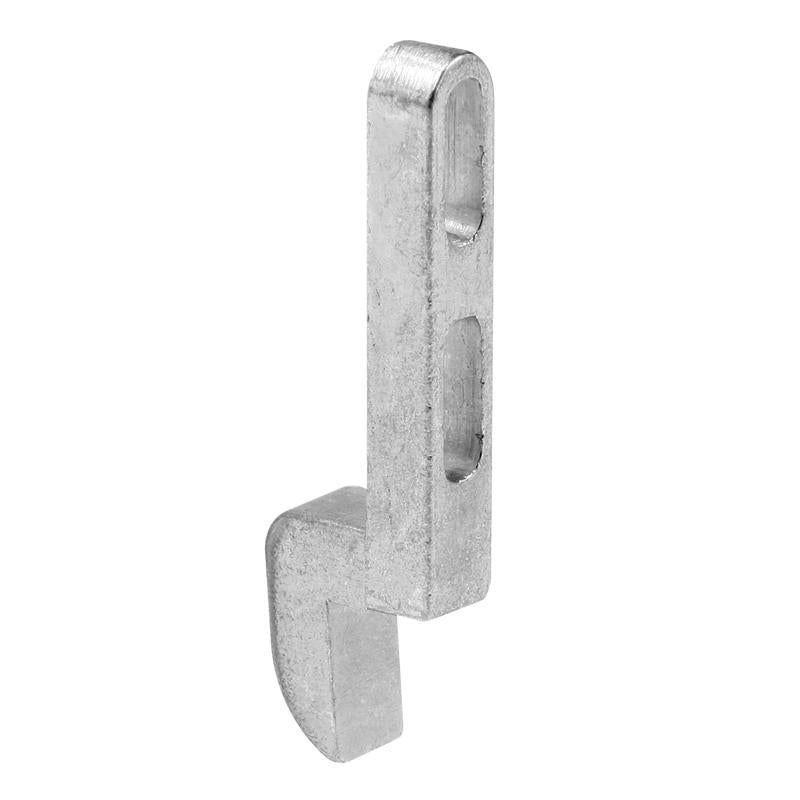 Emery Jensen patio door rollers with a CST metal latch strike showing the metal latch strike component and roller mechanism.