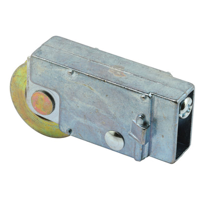 Steel patio door roller from Emery Jensen, model 1.25 inches, designed for smooth sliding and durable performance.