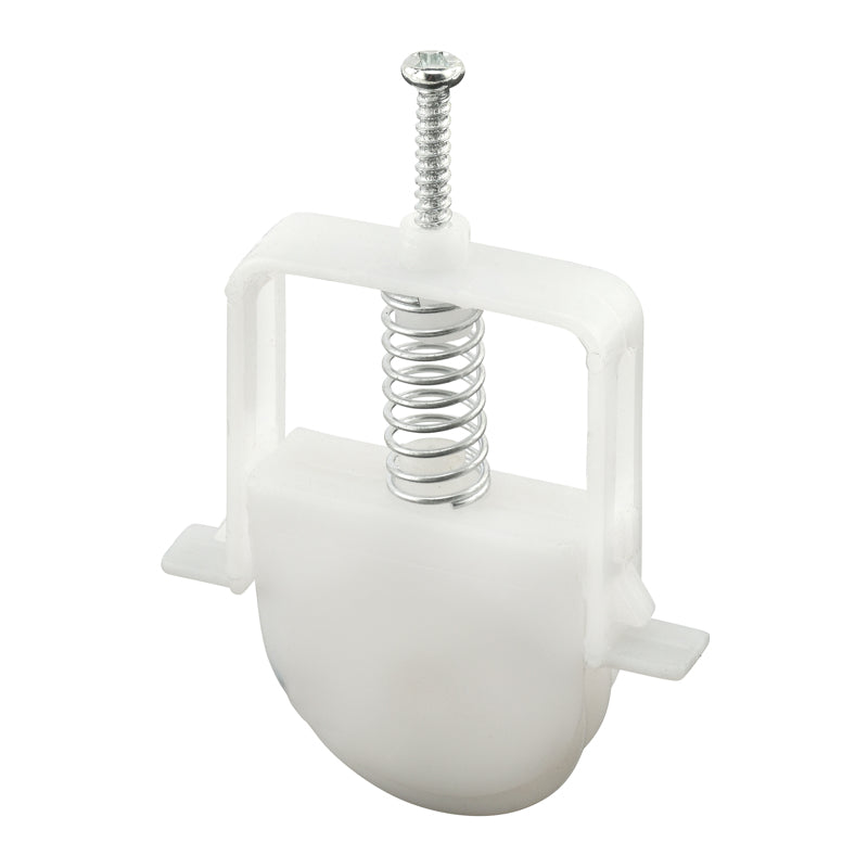 Emery Jensen patio door rollers model ROLLR PATIO DR 11657 CD2, showing close-up of metal rollers and wheels for sliding patio doors.