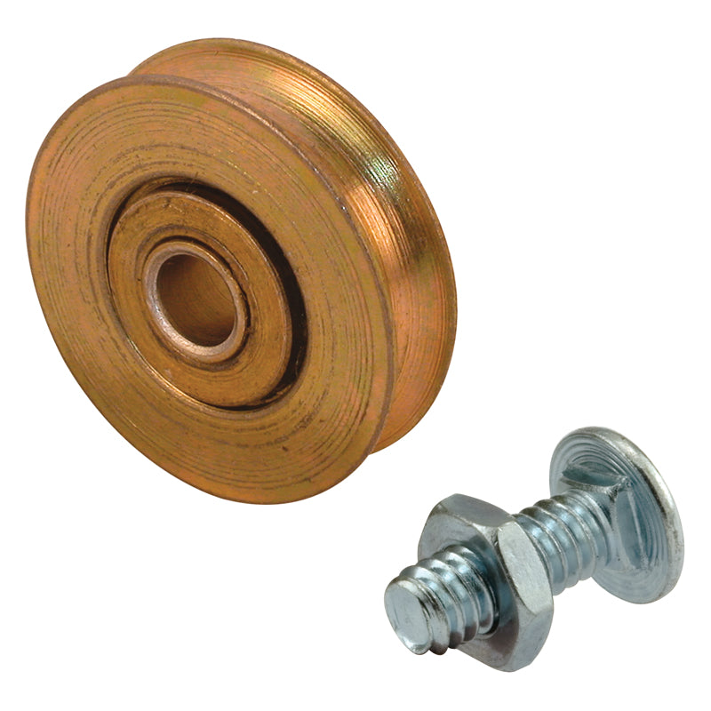 Emery Jensen ROLLR patio door rollers model DR 1326 CD2, showing close-up of the black rollers attached to a door frame.