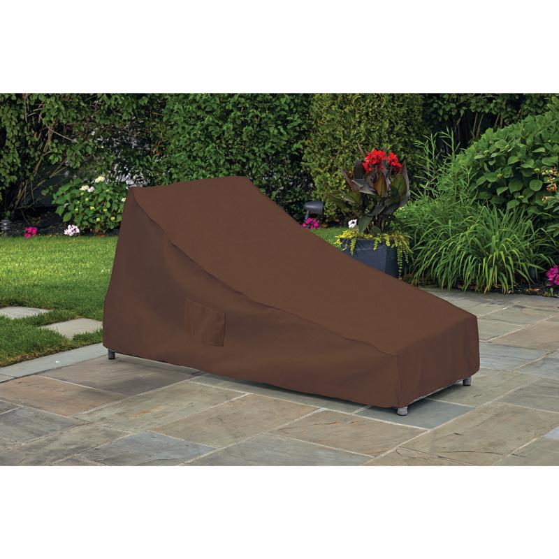 Emery Jensen 28-inch chaise lounge cover for patio furniture, weather-resistant outdoor furniture protection.