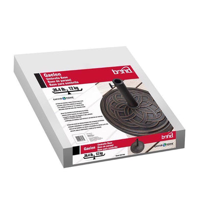 UMBRELLA BASE ES 18"BRNZ