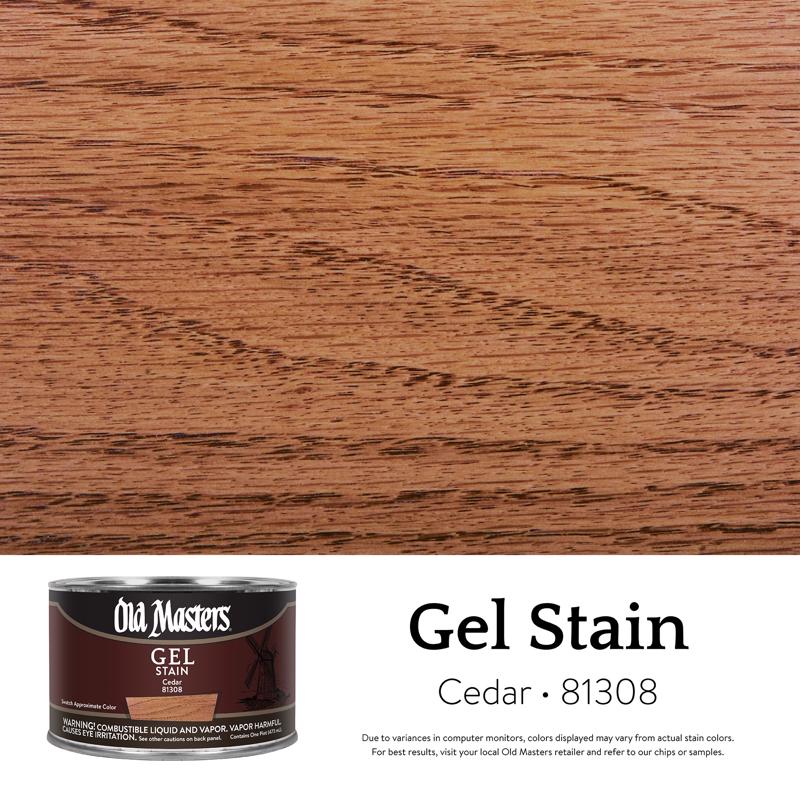 GEL STAIN CEDAR 1PT - Pack of 4