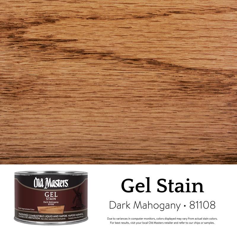 GEL STAIN DRK MAHGNY 1PT - Pack of 4