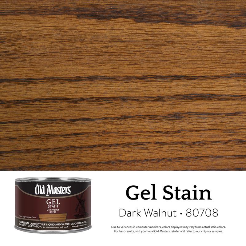 GEL STAIN DRK WALNUT 1PT - Pack of 4