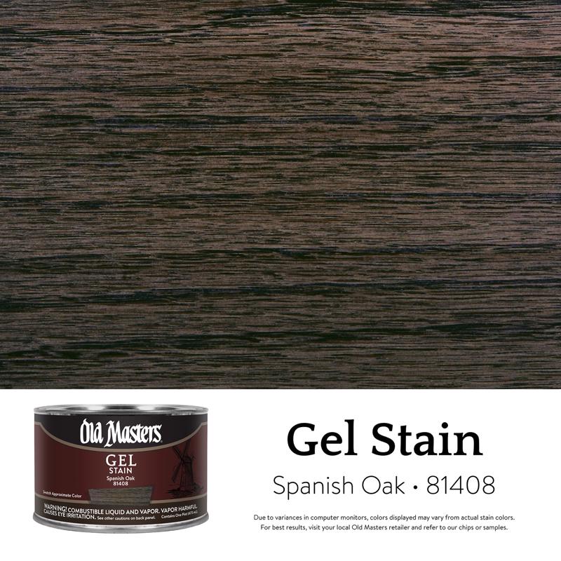 GEL STAIN SPANSH OAK 1PT - Pack of 4