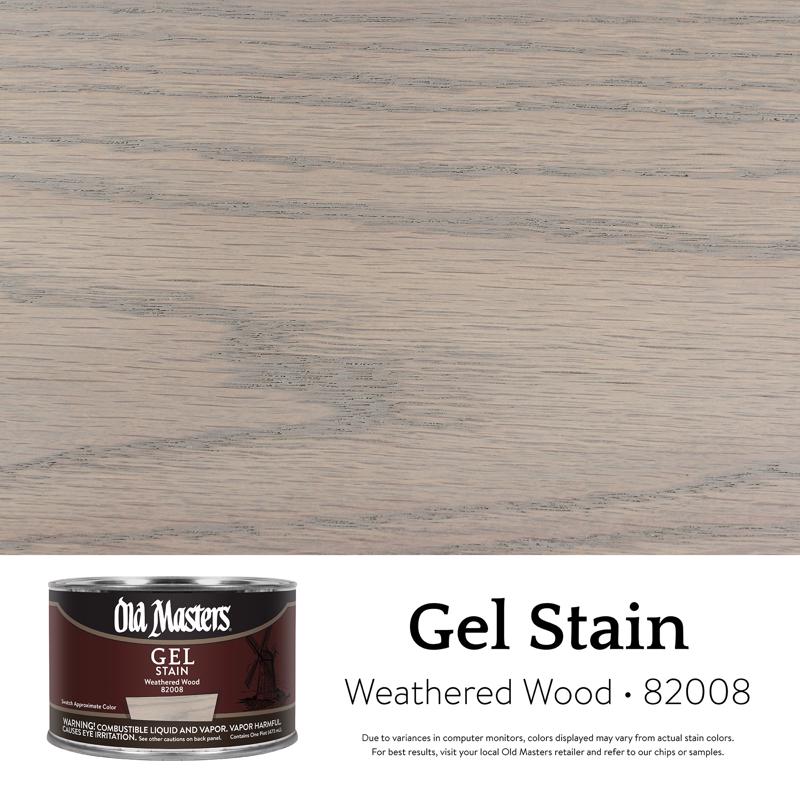GEL STAIN WEATHRD WD 1PT - Pack of 4