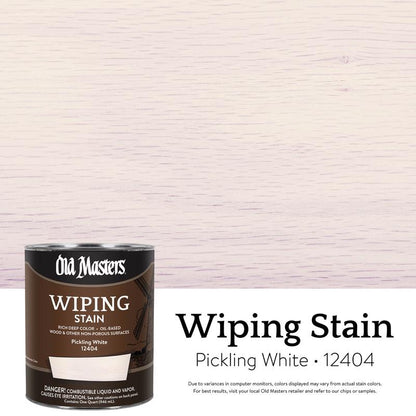WIPE STAIN PICKLG WHT QT - Pack of 4