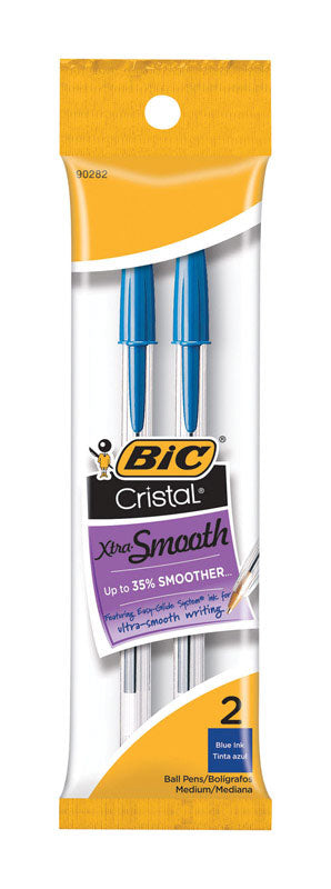 PEN BALL PNT BLU MED 2PK - Pack of 12