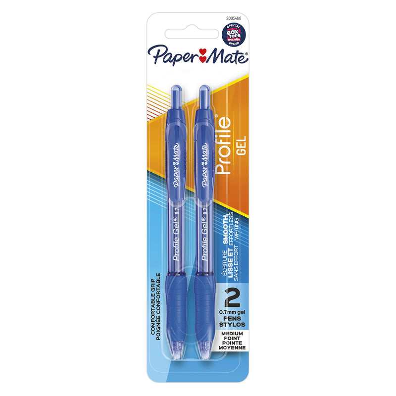 PROFILE GEL PEN BLU 2PK - Pack of 6