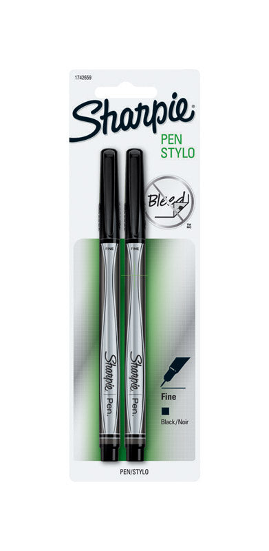 SHARPIE PEN BLACK 2PK - Pack of 6