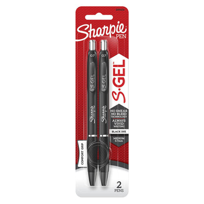 SHARPIE SGEL PEN BLK 2PK - Pack of 6