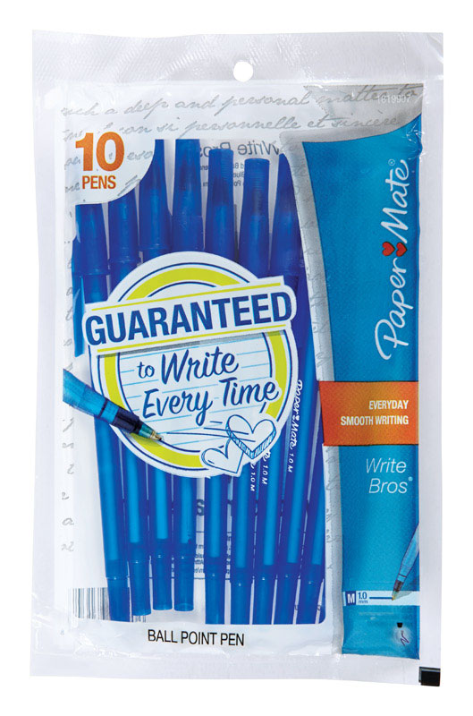 STICK PENS BLUE 10CT - Pack of 12
