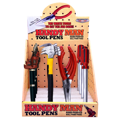 Pack of 16 Emery Jensen multi-purpose plastic tool pens and refills for versatile writing and marking tasks.