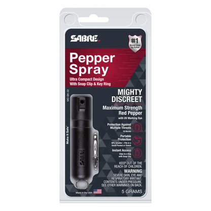 PEPPER SPRAY W/snap CLIP