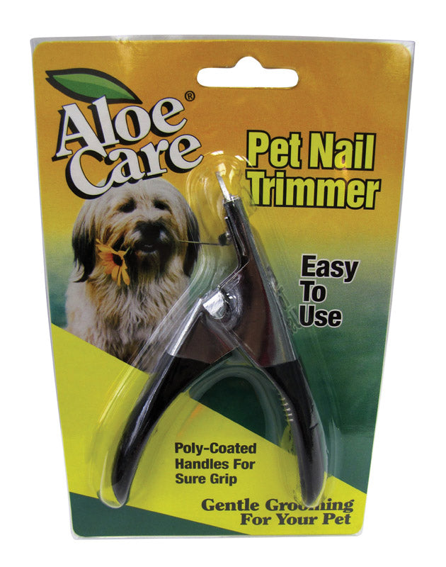 Emery Jensen pet grooming supplies nail trimmer for cats and dogs, with a safety guard and ergonomic handle for easy grooming.