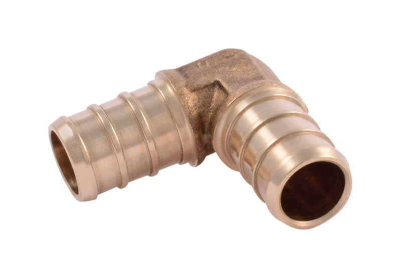PEX 90D ELB 1/2" BR 10PK