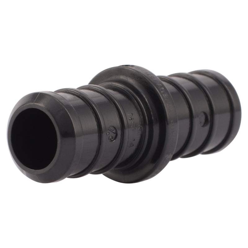 Emery Jensen 1/2-inch PEX barb crimp fittings in a bag, plumbing fittings for PEX pipe connections, 5-pack.