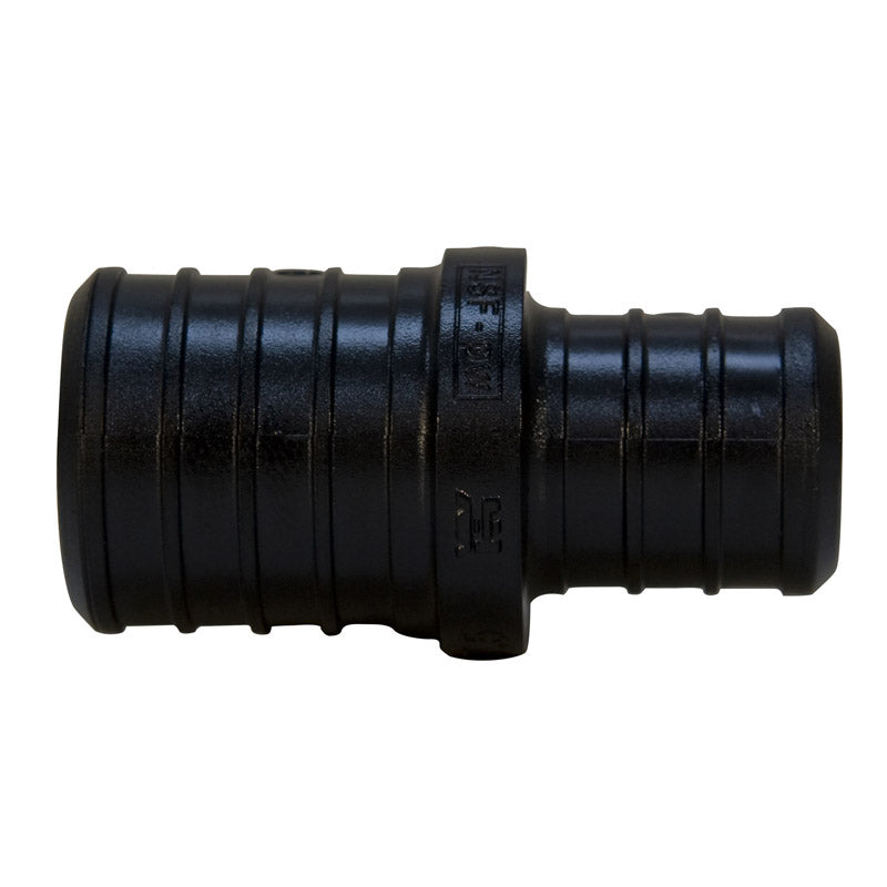 Emery Jensen PEX CRIMP FITTINGS bagged set, 3/4 inch to 1/2 inch couplings, for PEX plumbing connections, 5-pack.
