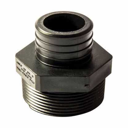 Emery Jensen ECOPOLY M Adapter PEX crimp fittings bulk pack, 1x1 size, five-piece set for plumbing connections